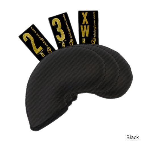 ClubGlove 3 Gloveskin Premium Iron Cover Oversized (XW/#2/#3) Black - Fairway Golf