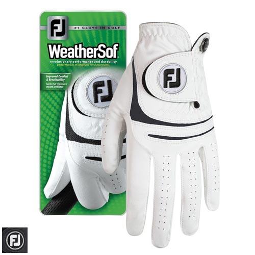 FootJoy 2017 Ladies New WeatherSof Gloves S White RH/Regular (#67875) - Fairway Golf