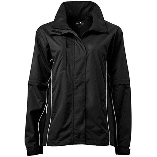 The Weather Apparel Company Ladies Microfiber Jacket S Black/White (58023-050) - Fairway Golf