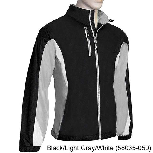 The Weather Apparel Company HiTech Performance Jacket 2XL Black/Light Gray/White (58035-0 - Fairway Golf
