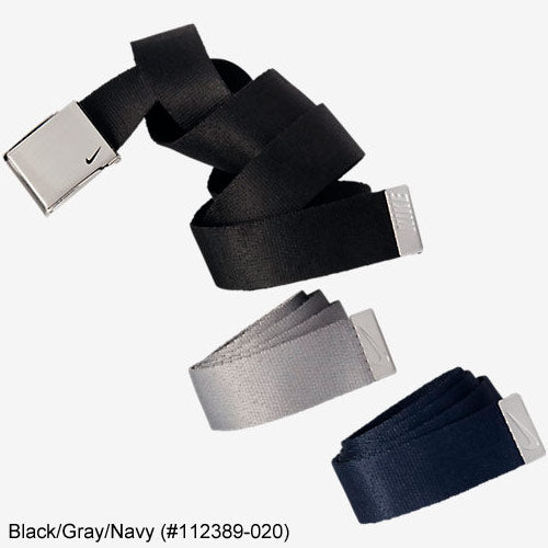 Nike 3 in 1 Web Belt Pack Black/Gray/Navy (#112389-020)