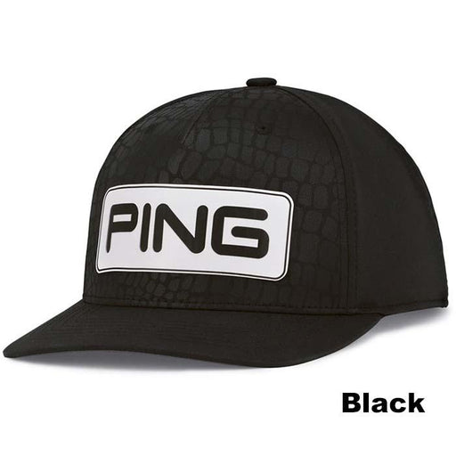 PING Coastal Tour Snapback Cap Black - Fairway Golf