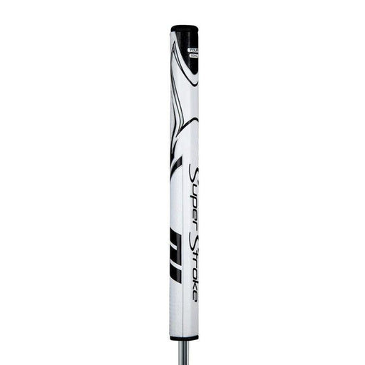 Super Stroke Zenergy XL Flatso 2.0+Plus Putter Grips White/Black - Fairway Golf