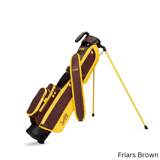 Sunday Golf Loma Stand Bag Friars Brown (BAG129) - Fairway Golf
