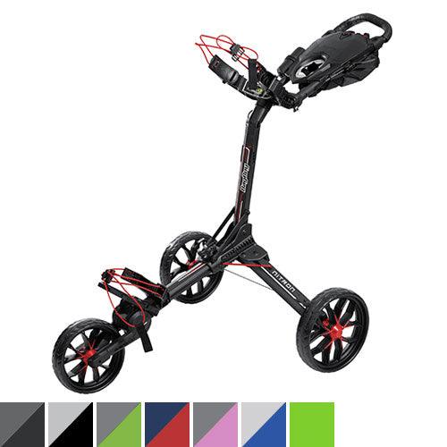 BagBoy Nitron Auto-Open Push Cart Black/Red (BB72010) - Fairway Golf