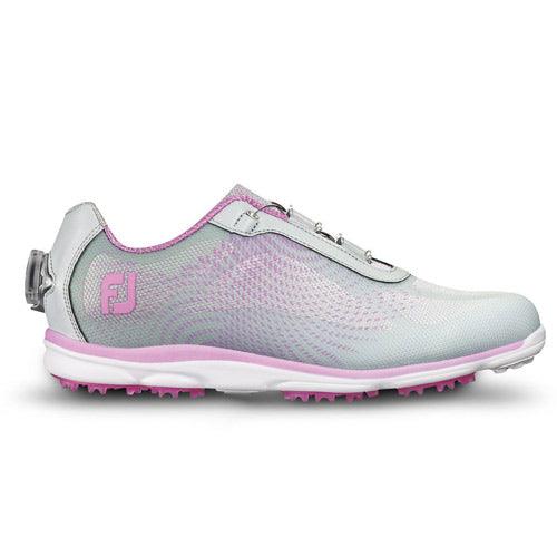 FootJoy Ladies emPOWER BOA Shoes-CLOSE OUT 8.5 Silver/Lilac (#98015) M - Fairway Golf