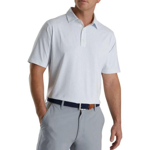 FootJoy ZigZag Print Lisle Self Collar-Previous Season Style XL - Fairway Golf
