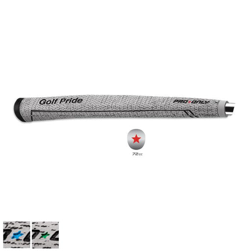 Golf Pride Pro Only Cord Putter Grip Grey/Red 72cc (POC1-58R-D09-XA) - Fairway Golf