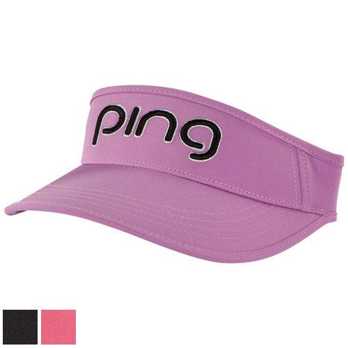 PING Ladies Visor Black/White (33770-06) - Fairway Golf