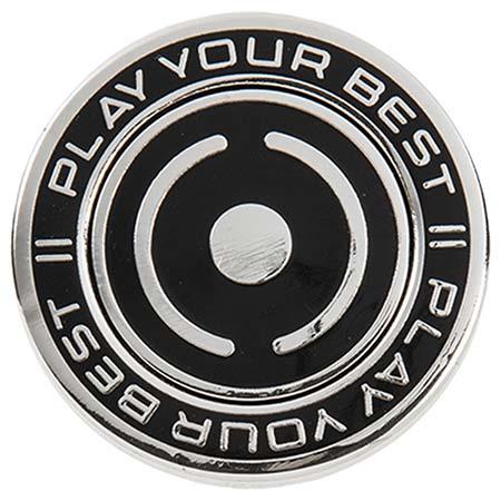 PING Combo Ball Marker Silver/Black (34270-01) - Fairway Golf