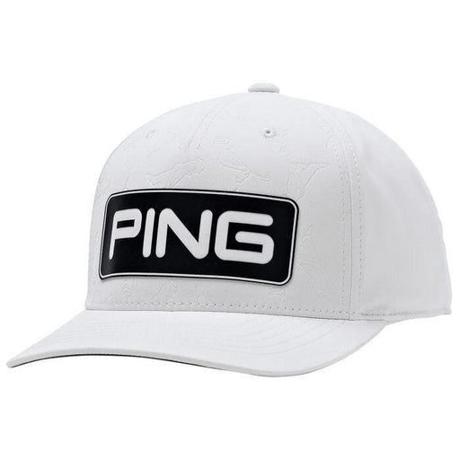 PING Mr. PING Tour Snapback Cap White - Fairway Golf