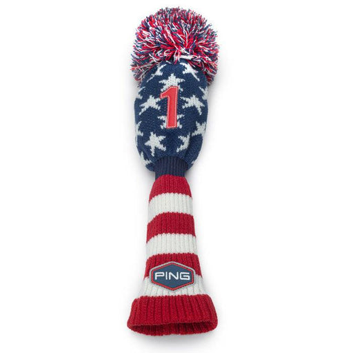 Ping Limited Edition Liberty Knit Driver Headcover Red/White/Blue - Fairway Golf