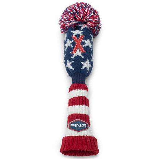Ping Limited Edition Liberty Knit Hybrid Headcover Red/White/Blue - Fairway Golf