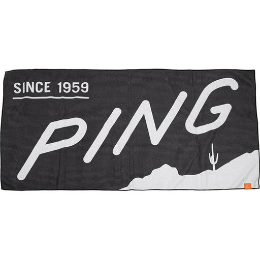Ping PP58 Camelback Players Towel Black - Fairway Golf