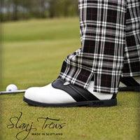 Slanj Trews Tartan Pants Menzies Black W32 L32 - Fairway Golf