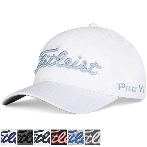 Titleist Fitted Tour Elite Cap M/L White/Blue Fog (TH20FTEW-P12) - Fairway Golf