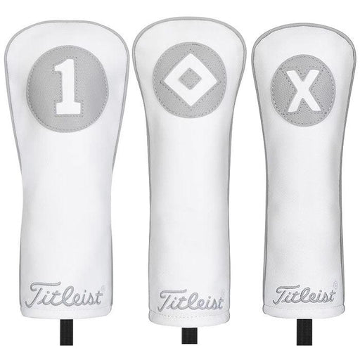Titleist Frost Out Leather Headcover Fairway White (TA22LHCFO-FW) - Fairway Golf