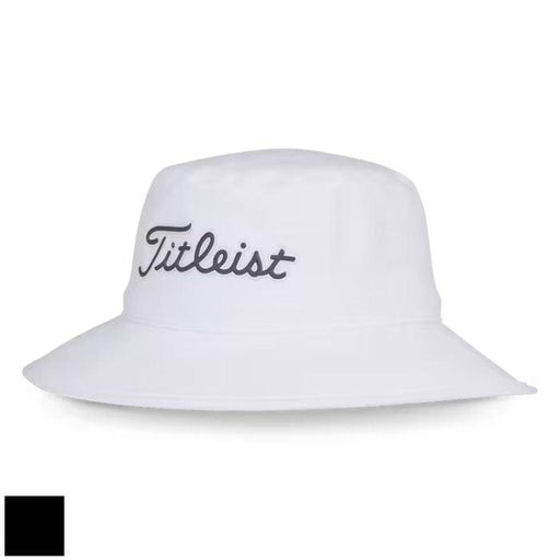 Titleist Players StaDry Bucket Hat White/Charcoal (TH23PSB-10C) - Fairway Golf