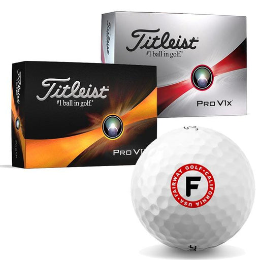Titleist 2023 Pro V1 V1x Fairway Golf Logo Golf Balls Pro V1 (Sleeve/3 Ball Pack) - Fairway Golf