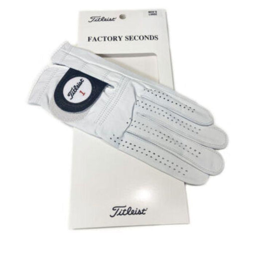 Titleist Factory Seconds Golf Glove ML White/Black LH/Cadet (6995E-XL) - Fairway Golf