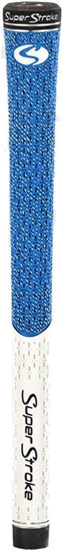 SuperStroke TX1 Standard Grips Blue/White (#012103) - Fairway Golf