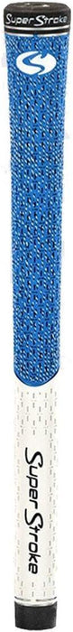 SuperStroke TX1 Standard Grips Blue/White (#012103) - Fairway Golf