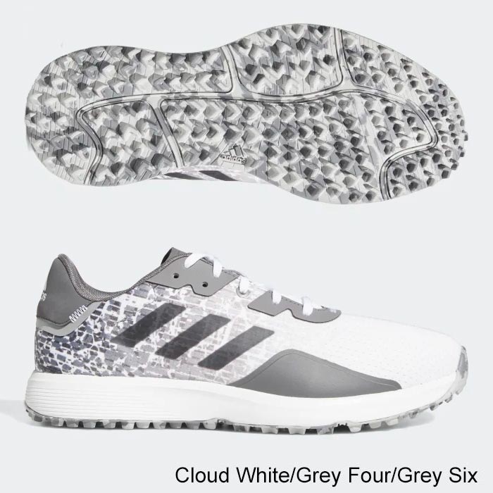 Adidas S2G Spikeless Shoes 7.0 Cloud White / Grey Four / Grey Wide