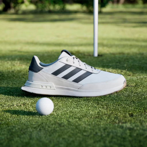 adidas S2G 24 Leather Spikeless Golf Shoes - Cloud White / Carbon / Chalk White
