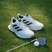 adidas S2G 24 Leather Spikeless Golf Shoes - Cloud White / Carbon / Chalk White