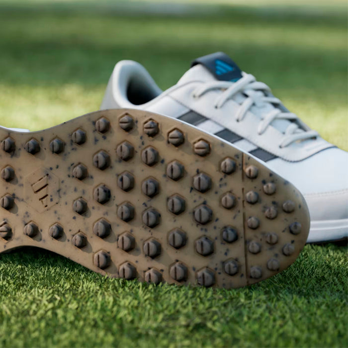 adidas S2G 24 Leather Spikeless Golf Shoes - Cloud White / Carbon / Chalk White