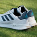 adidas S2G 24 Leather Spikeless Golf Shoes - Cloud White / Carbon / Chalk White