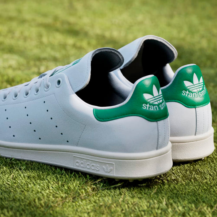 adidas Stan Smith Spikeless Golf Shoes - Cloud White / Green / Off White