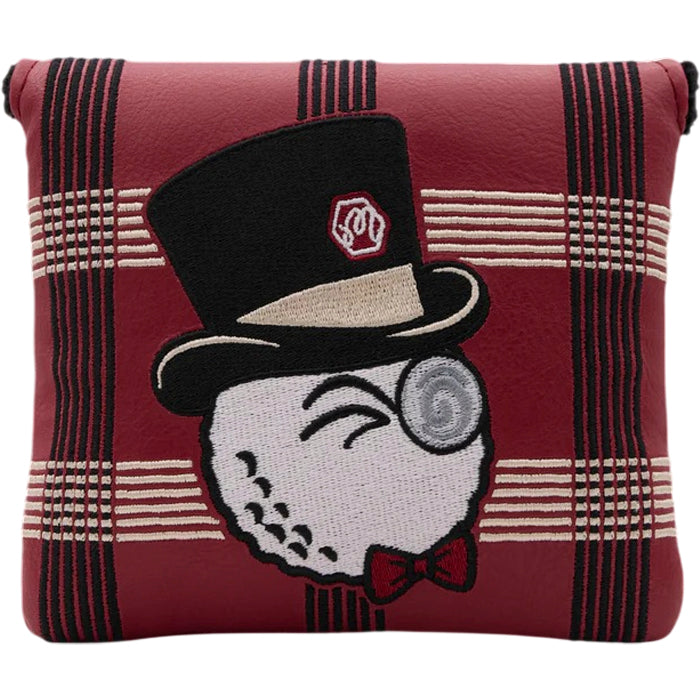 Malbon x Bettinardi Gangster Buckets Maroon Plaid Center Shafted Mallet Putter Headcover