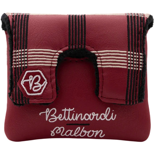 Malbon x Bettinardi Gangster Buckets Maroon Plaid Center Shafted Mallet Putter Headcover