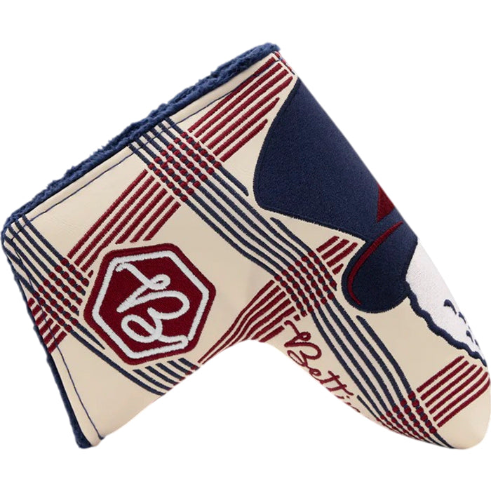 Malbon x Bettinardi Gangster Buckets Creme Plaid Blade Putter Headcover