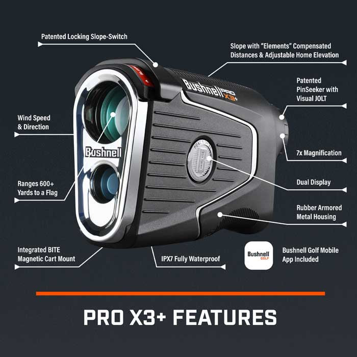 Bushnell Pro X3+Rangefinder