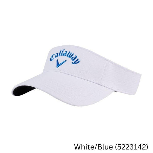 Callaway Ladies Liquid Metal Visor White/Blue (5223142) - Fairway Golf