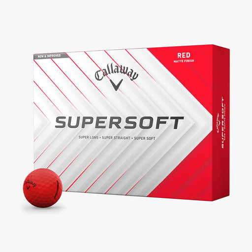 Callaway Supersoft Matte Red Golf Balls