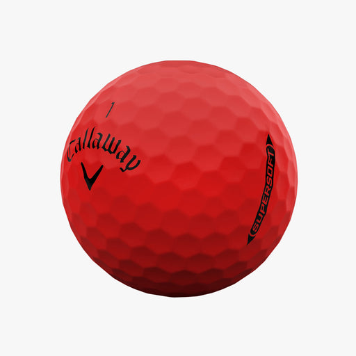 Callaway Supersoft Matte Red Golf Balls