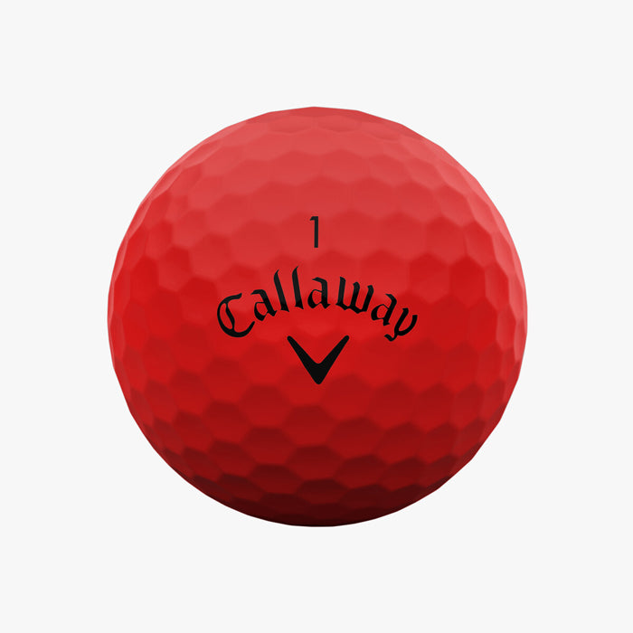 Callaway Supersoft Matte Red Golf Balls