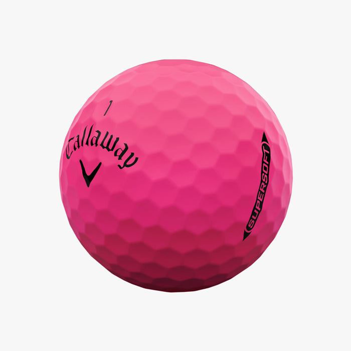 Callaway Supersoft Matte Pink Golf Balls