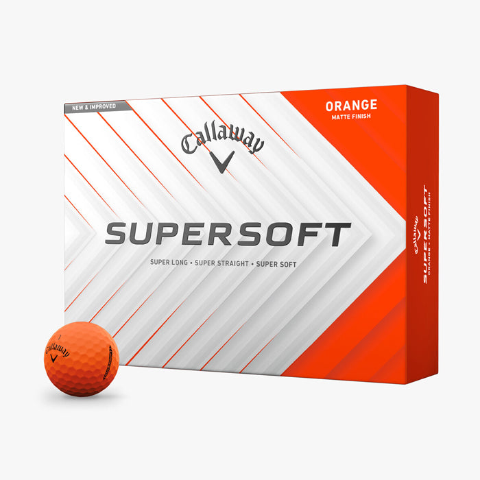 Callaway Supersoft Matte Orange Golf Balls
