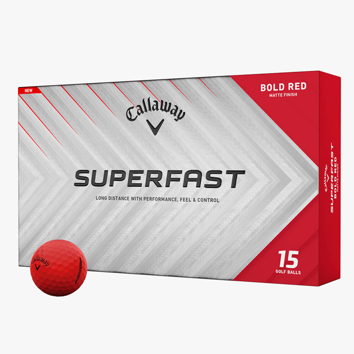 Callaway Superfast Bold Red 15-Pack Golf Balls