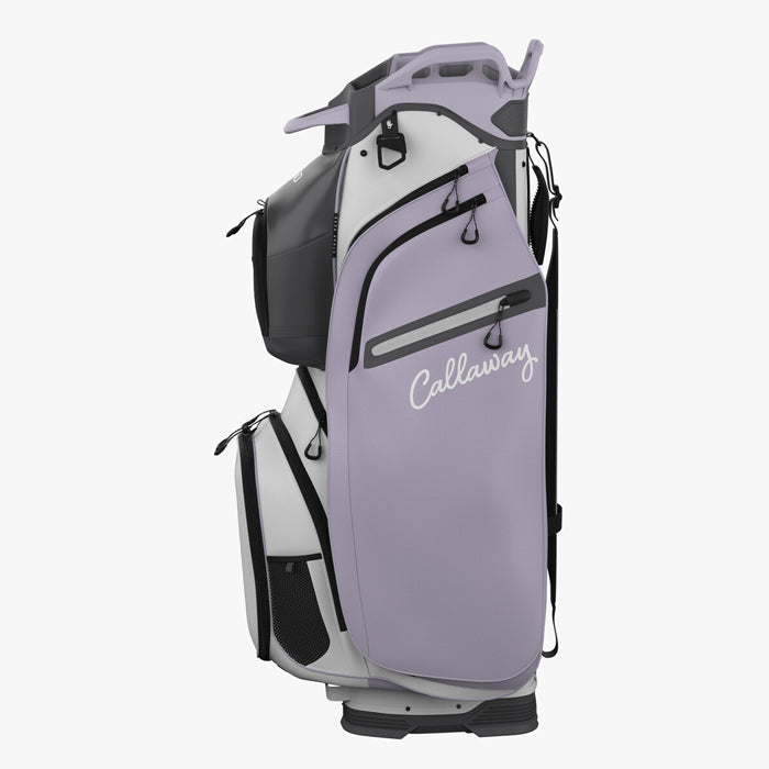 Callaway CARGO Cart Bag - White/Orchid Petal