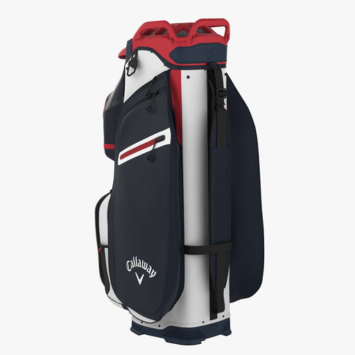Callaway CARGO Cart Bag - White/Navy/Red Flag