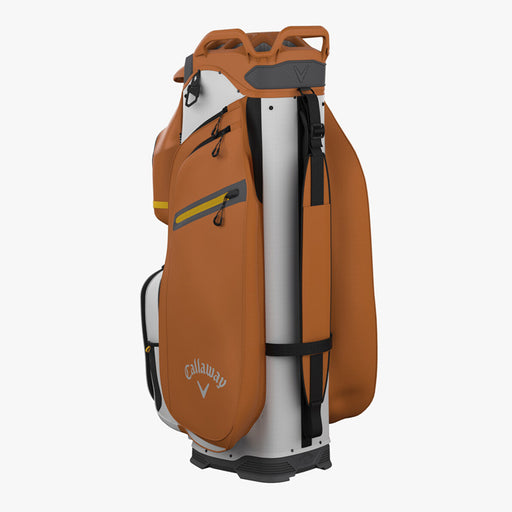 Callaway CARGO Cart Bag - White/Copper/Goldenrod