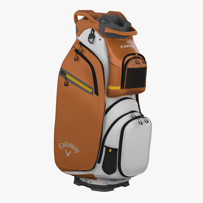 Callaway CARGO Cart Bag - White/Copper/Goldenrod