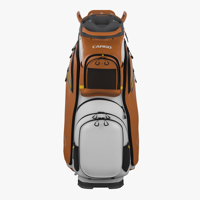 Callaway CARGO Cart Bag - White/Copper/Goldenrod