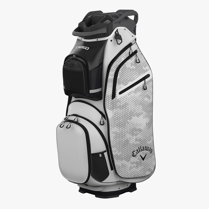Callaway CARGO Cart Bag - White/Hex Camo