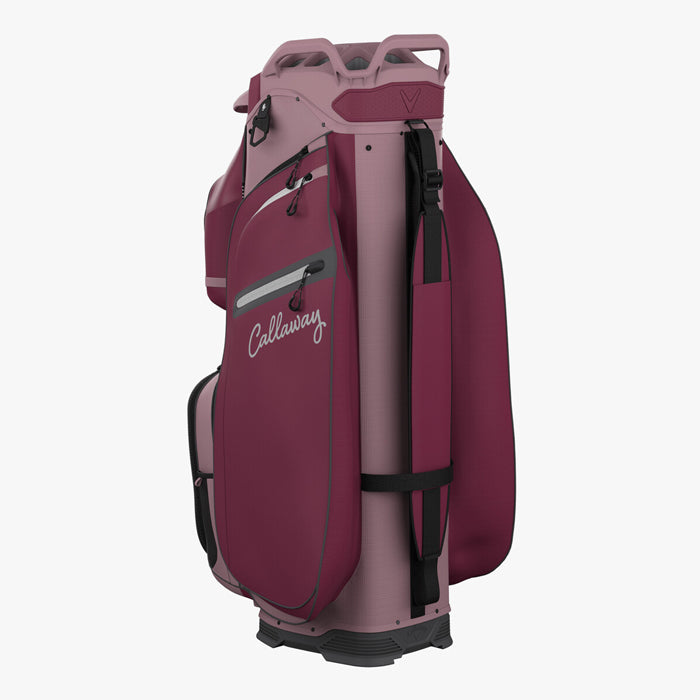 Callaway CARGO Cart Bag - Lilas Pink/Red Plum